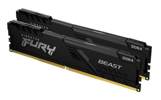 shumee Kingston FURY DDR4 16GB (2x8GB) 3600MHz CL17 Beast Black