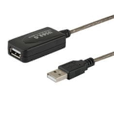 shumee Kabel SAVIO cl-76 (USB 2.0 typ AM - USB 2.0 typ AF; 5m; černý)