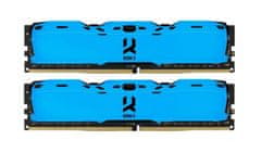 shumee GOODRAM DDR4 16GB PC4-25600 (3200 MHz) 16-20-20 DUAL CHANNEL SADA IRDM X BLUE 1024x8