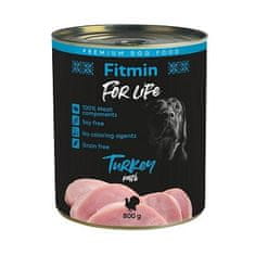 shumee FITMIN for Life Turkey - mokré krmivo pro psy - 800 g