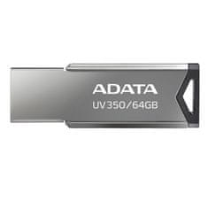 shumee ADATA UV350 AUV350-64G-RBK flash disk (64GB; USB 3.1; stříbrný)