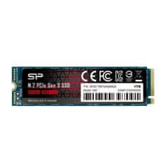 Silicon Power A80 1TB M.2 PCIe NVMe Gen3x4 TLC 3400/3000 MB/s SSD (SP001TBP34A80M28)