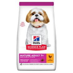 shumee HILL'S SCIENCE PLAN Canine Mature Adult Small & Mini - suché krmivo s kuřecím masem pro starší psy malých plemen - 1,5 kg