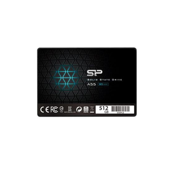 shumee Silicon Power Ace A55 SSD disk 512GB 2,5" SATA III 560/530 MB/s (SP512GBSS3A55S25)