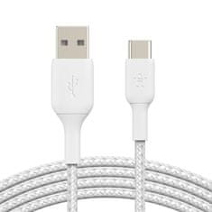 shumee BELKIN USB CA KABEL 3M Opletení, BÍLÝ