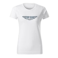 Grooters Dámské tričko Top Gun: Maverick - Logo, bílé Velikost: XS