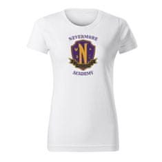 Grooters Dámské tričko Wednesday - Nevermore Academy Logo Velikost: S