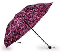 Kraftika 1ks antracitová fialová dámský skládací deštník