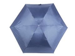 Kraftika 1ks 6 modrá jeans skládací mini deštník s pevným pouzdrem