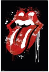 CurePink Plakát Rolling Stones: Grafitti Lips (61 x 91,5 cm)