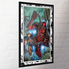 CurePink Plakát Marvel Comics: Wolverine & Deadpool (61 x 91,5 cm)