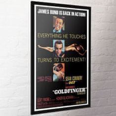 CurePink Plakát James Bond 007: Goldfinger excitement (61 x 91,5 cm)