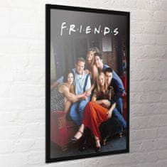 CurePink Plakát Friends|Přátelé: Přátele v Central Perk (61 x 91,5 cm)
