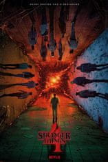 CurePink Plakát Stranger Things 4: Every Ending Has A Beginning (61 x 91,5 cm)