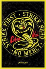 CurePink Plakát Cobra Kai: Hadí Symbol (61 x 91,5 cm)