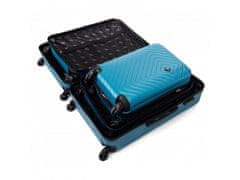 RGL 741 Cestovní skořepinový kufr, mentolový Velikost: 55x40x23 cm