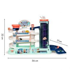 iMex Toys XL garáž s interaktivním posuvným výtahem