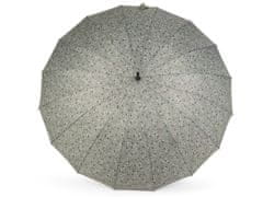 Dámský vystřelovací deštník - (89 cm) zelenkavá