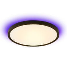 Immax Stropní svítidlo (07166-B40) Neo LITE TUDO Smart s RGB podsvícením 40cm, 50W Tuya WIFI černá