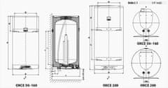 Dražice Elektrický ohřívač vody OKCE 200