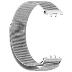 BStrap Milanese řemínek na Samsung Galaxy Fit 3, silver