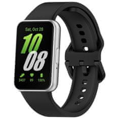 BStrap Silicone řemínek na Samsung Galaxy Fit 3, black