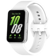 BStrap Silicone řemínek na Samsung Galaxy Fit 3, white