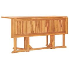 Vidaxl Skládací zahradní stůl Butterfly 150 x 90 x 75 cm masivní teak