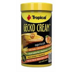 TROPICAL Krmivo pro akvarijní zvířata Gecko Cream Apricot 100ml/55g