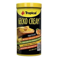 TROPICAL Krmivo pro akvarijní zvířata Gecko Cream Apricot 250ml/125g