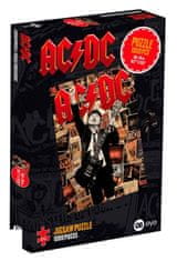 CurePink Puzzle AC/DC: Angus Collage 1000 kusů (50 x 70 cm)