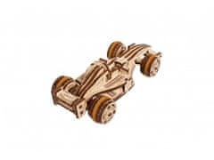 UGEARS 3d dřevěné mechanické puzzle compact racer