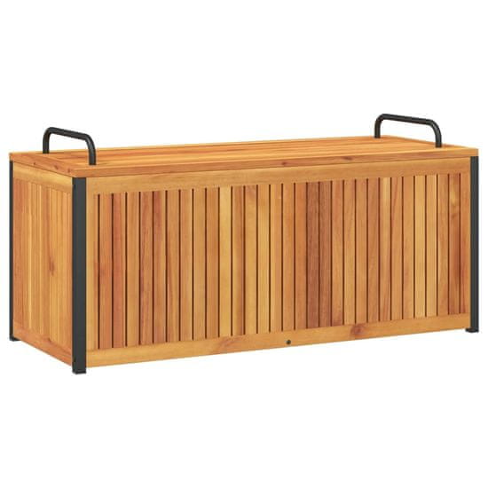 Vidaxl Zahradní box na podušky 110x45x42/53 cm masivní akácie a ocel