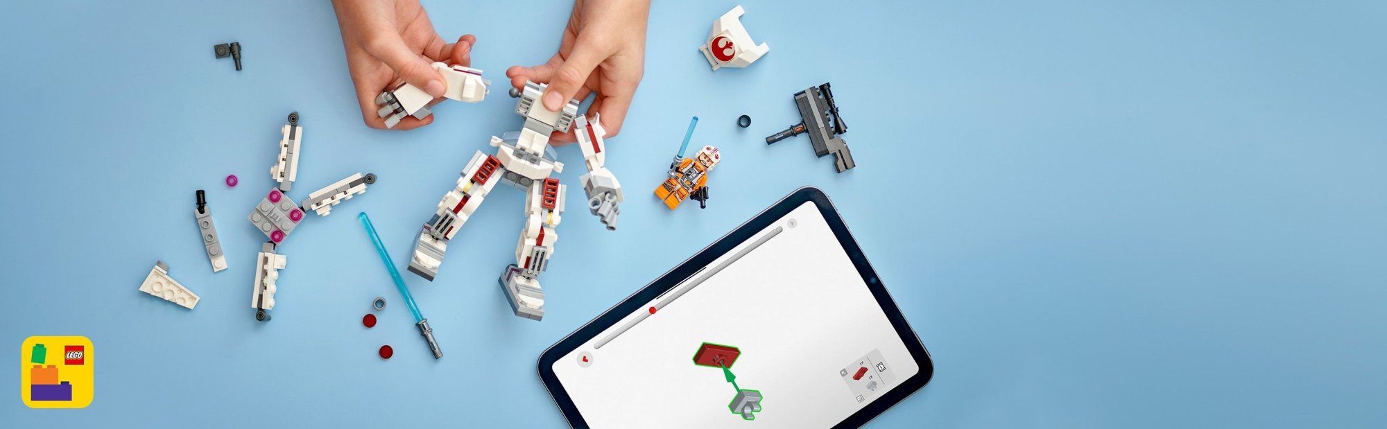 LEGO Star Wars 75390 Robotický oblek X-wing Luka Skywalkera