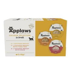 Applaws miska Cat Pot Multipack Kuřecí výběr 8x60g