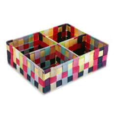 Versa Krabice s přihrádkami Versa Multicolour (27 x 10 x 32 cm) 