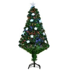HOMCOM Led Vánoční Stromek Umělý Vánoční Stromek Umělý Strom S 16 Led Lampami 120 Cm 