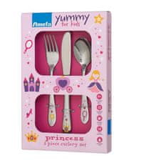 DĚTSKÝ PŘÍBOR &quot;PRINCEZNA&quot;, SET 3KS