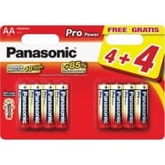 Panasonic LR6 8BP AA Pro Power alk