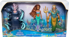Mattel Mattel The Little Mermaid Sada 3 pohádkových panenek HND28))