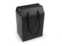 Kraftika 1ks černá dárková krabička / taška, krabice krabičky