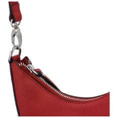 Katana Elegantní dámská kožená kabelka přes rameno Priff, červená