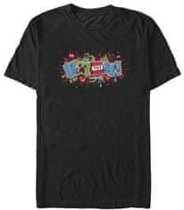 OEM Pánské tričko Minecraft: Boom černá bavlna Velikost oblečení: M
