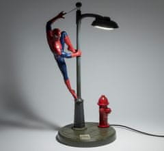 CurePink Stolní dekorativní lampa Marvel: Spiderman (výška 34 cm)
