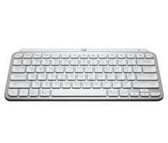 Logitech MX Keys Mini Minimalist Wireless Illuminated Keyboard - pro Mac - PALE GREY - US