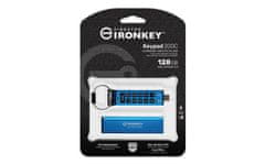 Kingston Ironkey Keypad 200C/128GB/280MBps/USB 3.0/USB-C/Modrá