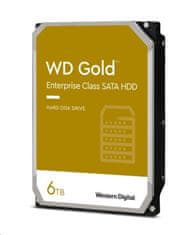 WD GOLD 6004FRYZ 6TB SATA/ 6Gb/s 256MB cache 7200 ot., CMR, Enterprise