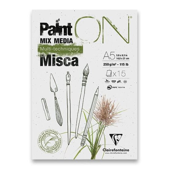 Clairefontaine Blok Paint On Misca A5, 25 listů, 250 g