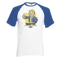 Grooters Pánské tričko Fallout - Vault Boy, modrý rukáv Velikost: M