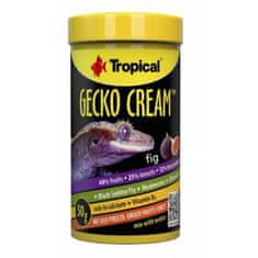 TROPICAL Krmivo pro terarijní zvířata Gecko Cream Fig 100ml/55g